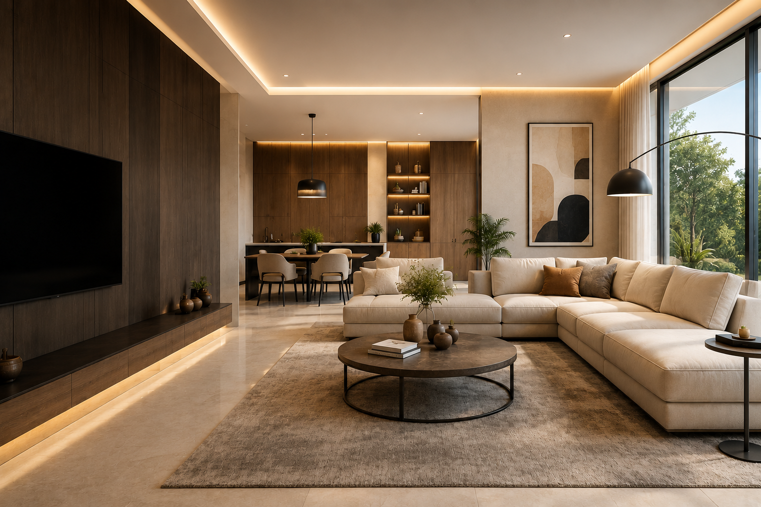 Luxury home interior design by RemakeHomes in Punjab